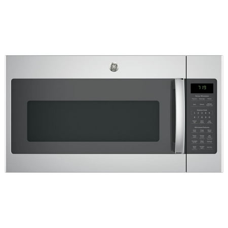 GE JNM7196SKSS 30 Over-the-Range Microwave Oven with 1.9 cu. ft. Capacity 400 CFM Venting fan system Sensor cooking Weight and time defrost and Melt feature in Stainless Steel