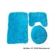 thumbnail image 2 of Ounissouiy Paquete de 3 fundas de asiento suavidad multicolor gran decoración almohadilla de baño multiusos alfombrilla de baño suministros de Juegos de accesorios de baño Azul, 2 of 6