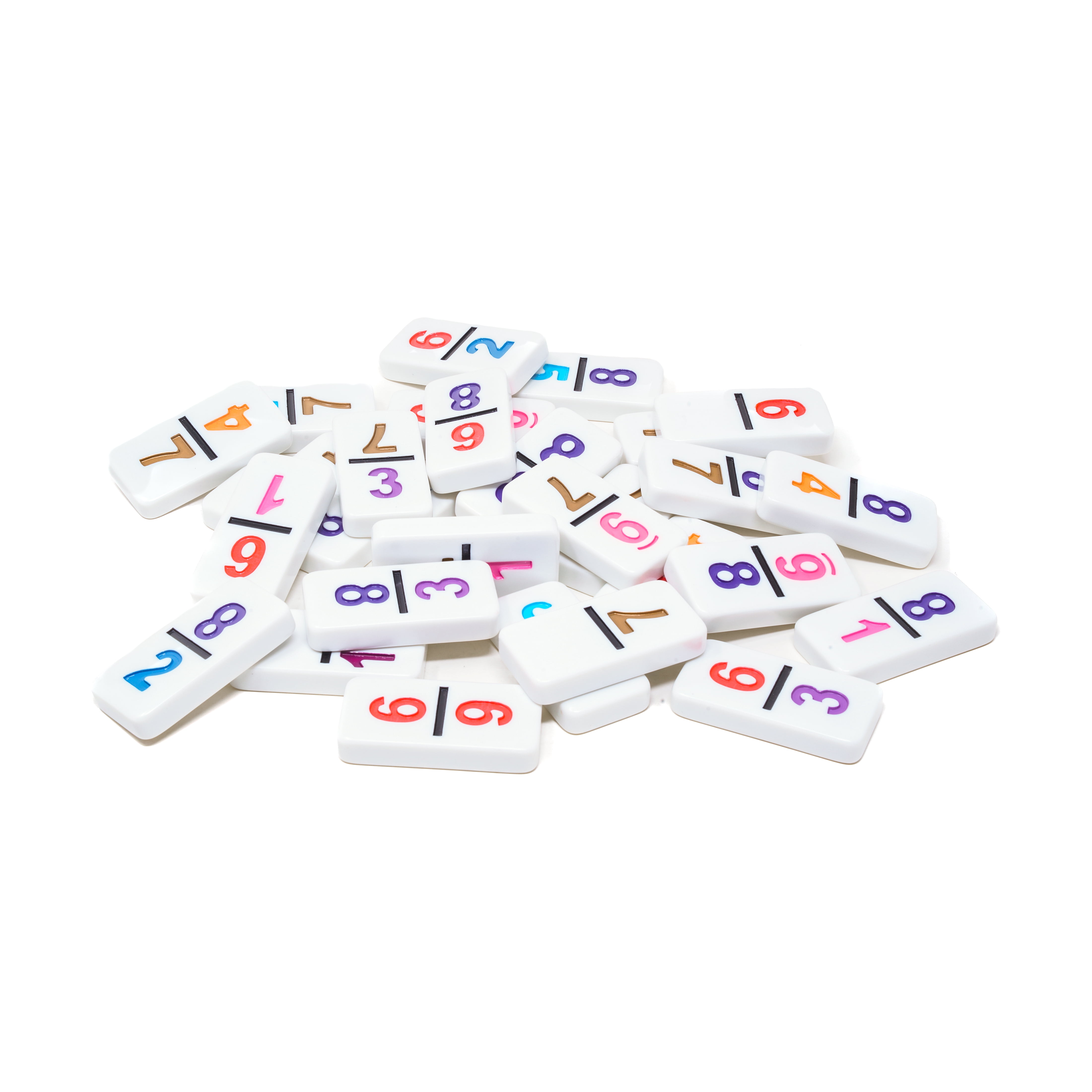 AreYouGame.com The Original Mexican Train Featuring Number Dominoes - Bonus Chickenfoot Game Included