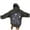 Dark Gray, variant on Women Casual Hooded Sweatshirt With Pocket Comfortable Pullover World Print Design Jeans For Spring Fall Daily Wear Gray S
