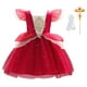 thumbnail image 1 of Vestido de novia para niñas de 2 a 10 años, encaje de lentejuelas, tul, princesa, tutú, niños, fiesta elegante, noche, vestido Formal de graduación, ropa 3T (etiqueta 100) Gao Jinjia LED, 1 of 2