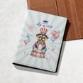 thumbnail image 5 of Happy 4th of July Patriotic Brussels Griffon Marching Band Uniform Balloons Fireworks Travel Passport Wallet Griff Dog Lover PU Leather Passport Holder Cover - 13009, 5 of 5
