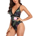 thumbnail image 5 of Traje de Baño ANGGREK de una pieza Elástico Ligero Cómodo Poliéster para Baños de spa, 5 of 5