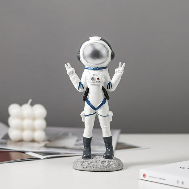 Figuras de Baoblaze Escultura de Resina Sosteniendo el Astronauta