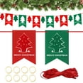Skycase Merry Christmas Banner,Felt Christmas Banners Bunting,8 PCS