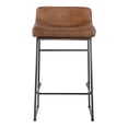 thumbnail image 1 of STARLET COUNTER STOOL OPEN ROAD BROWN LEATHER-M2, 1 of 2