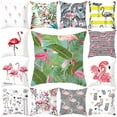 thumbnail image 1 of Koszal Lovely Flamingo Square Throw Pillow Protector Case Cushion Cover Bedding Article, 1 of 7