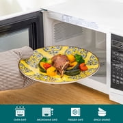 Vancasso 16 Pcs Dinnerware Sets for 4, Porcelain Plates and Bowls Set, Scratch Resistant Dishes Set for 4, Dishwasher & Microwave Safe