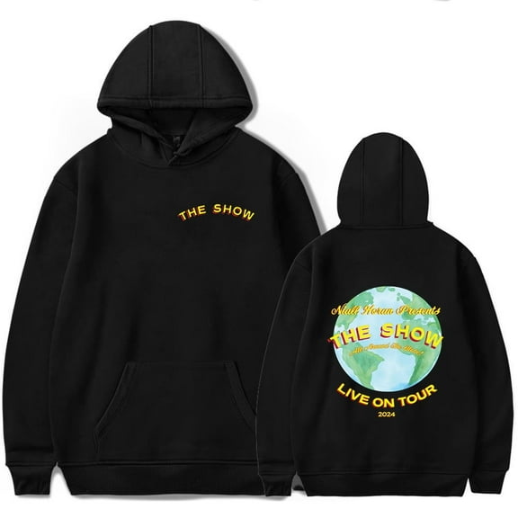 Niall Horan THE SHOW WORLD TOUR  Merch Hoodie Pockets Drawstring Unisex Hooded Sweatshirt Fashion Clothing
