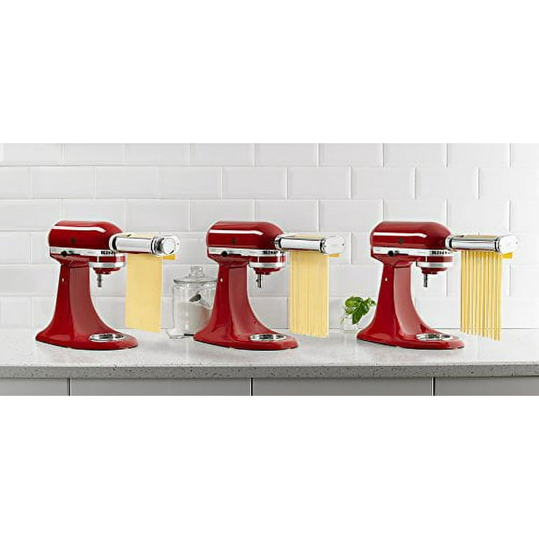 KitchenAid KSMPRA Stand Mixer 3-Piece Pasta Roller and Cutter Attachment ( mixer not include)