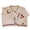 Beige Red, variant on Cardigan for Women Star Print Cable Knit Cardigan Sweater Button Down V Neck Open Front Casual Sweater Alsol Lamesa