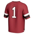 thumbnail image 3 of Unisex GameDay Greats #1 Cardinal Arkansas Razorbacks Lightweight Collegiate Football Fashion Jersey, 3 of 4