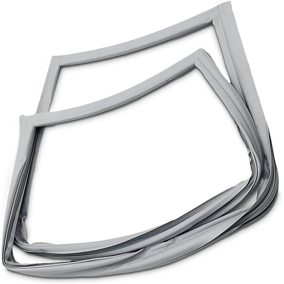 Whole Parts Refrigerator Door Gasket (Left Side, Gray Color) Part# W10830048 - Replacement and Compatible with Some Maytag, Whirlpool and Kenmore Refrigerators