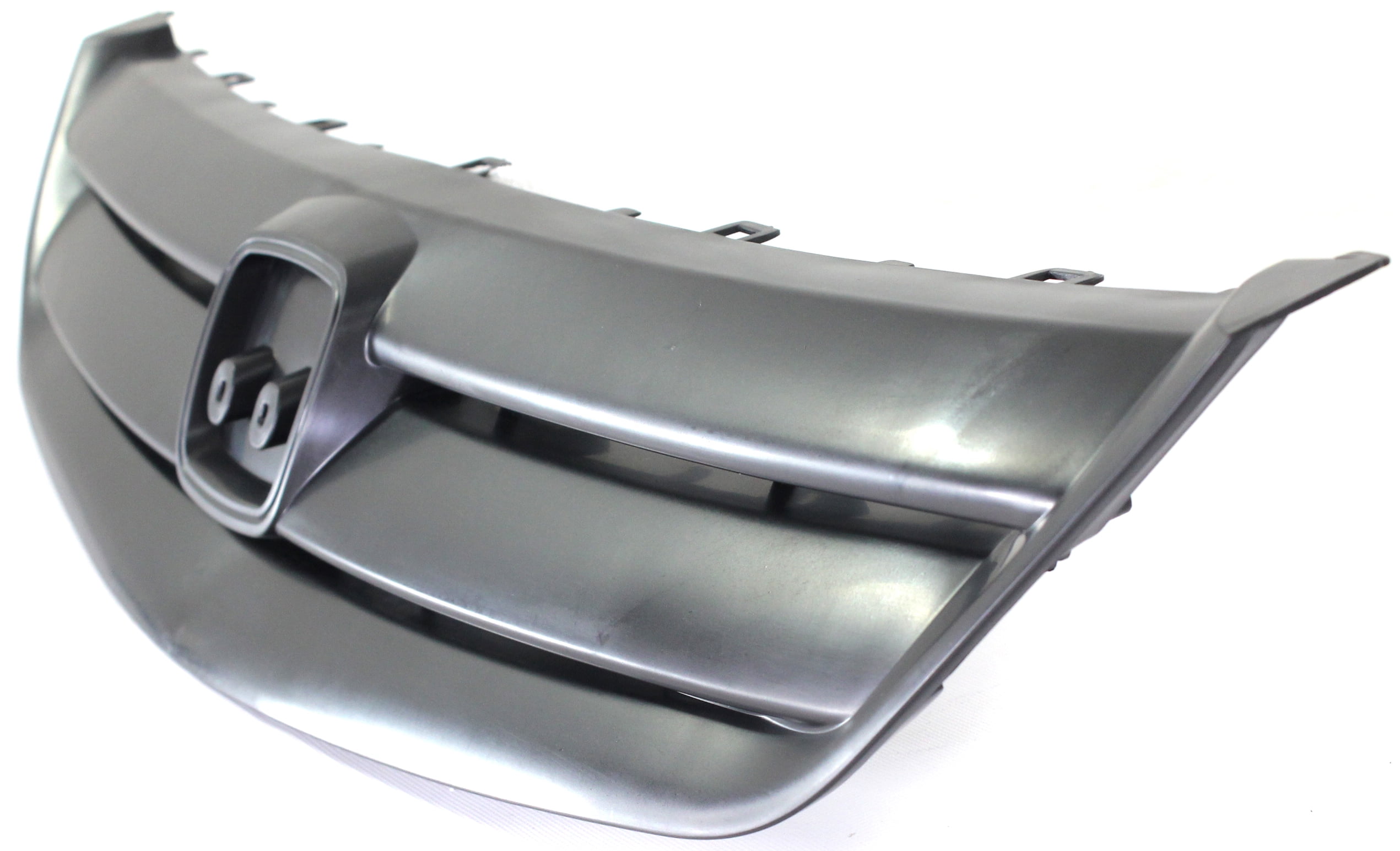 Grille Assembly Compatible With 2001-2003 Honda Civic Sedan Textured Black Shell and Insert