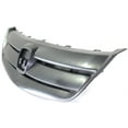 thumbnail image 2 of Grille Assembly Compatible With 2001-2003 Honda Civic Sedan Textured Black Shell and Insert, 2 of 3
