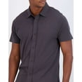 thumbnail image 4 of Real Essentials 3-Pack: Men's Regular Fit Casual Short Sleeve Button Down Shirt (Available in Big & Tall), 4 of 6