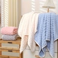 thumbnail image 4 of Super Soft Woven Microfiber Bath Towels - 2 Pack/Beige, Ultra Absorbent & Quick Dry, 4 of 10