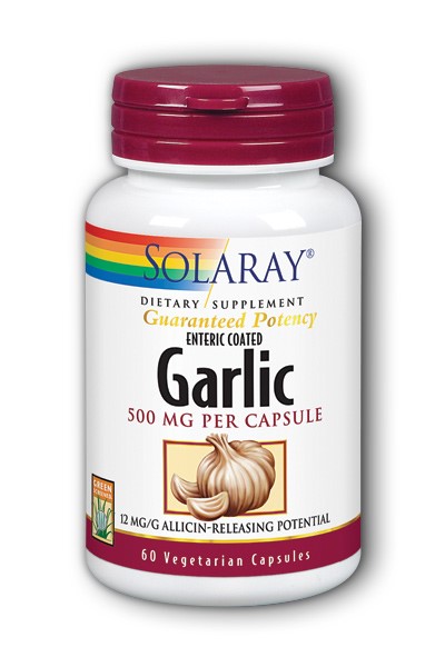 Garlic 500mg Solaray 60 Caps
