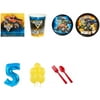 Monster Jam Party Supplies Party Pack For 24 With Blue #4 Balloon