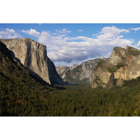 Tunnel View in Yosemite National Park - California United States of America Poster Print - 38 x 24 in. - Large