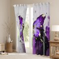 thumbnail image 3 of Manfei Dreamy Purple Butterfly Black Out Curtains for Female, Oil Printing Curtains Pack of 2 (42x63 Each), Romantic Animal Bedroom Curtains, Black Out Curtains Home Decor, 3 of 6