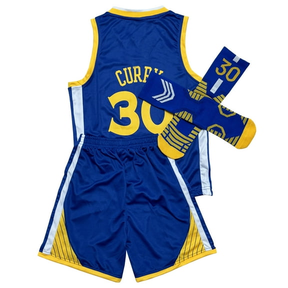 #30 Curry Basketball Jerseys Youth Sports Training Uniform Boys Basketball Jerseys Shorts Socks