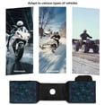 thumbnail image 5 of Uorisanigo ATV Saddle Bags ATV Tank Bag, Green Spider Web Print Cargo Tank Storage Luggage with Water Pocket, Motorcycle Tank-Top Saddle Bag for ATVs UTV Dirt Bike, 5 of 7