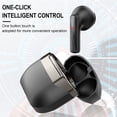 thumbnail image 5 of Wireless Earbuds, Bluetooth 5.3 Headphones HiFi Stereo, Bluetooth Earbuds with ENC Noise Cancelling Mic, IP7 Waterproof in Ear Earphones, 48H, LED Display Ear buds for Pad Phones Workout Sports,Black, 5 of 9
