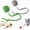 Green+Grey, variant on Celery Pets Cat Toy Ball, Celery Pets, Smart Interactive Cat Toy Ball, Cat Toy Speedy Tail 2.0, Automatic Interactive Dog Toy Moving Ball (2*Grey)