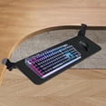 thumbnail image 4 of golytefs Keyboard Tray Under Desk with C Clamp Mount Slide Out Computer Keyboard Drawer, 4 of 9