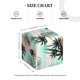 thumbnail image 4 of Balery Tropical Summer Palm Porta Pañuelos de Cuero con Estampado – Funda Moderna Cuadrada para Caja de Pañuelos, Dispensador 5x5x5'', 4 of 7