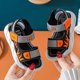 thumbnail image 1 of Children's Baotou Sandals Korean Version Of Non-slip Soft Bottom Velcro Small Medium And Big Boys Beach Shoes Baby Sandalsawhite30, 1 of 3
