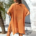 thumbnail image 5 of 2024 Summer Savings Clearance AXXD Womens Swimwear Cover Ups Swimsuits Bathing Suit Knit Cover Up Beach Pool Swimwear Crochet Dress, 5 of 8