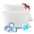 thumbnail image 1 of Cooling Pillows WGAKCED, espuma viscoelástica triturada King, paquete de 2, 1 of 8