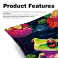 thumbnail image 2 of Frog Velvet Pillow Covers Set of 2 with Unique Patterns for Decorative Pillows - 16x16, 18x18, 20x20 Inches for Various Occasions, 2 of 6