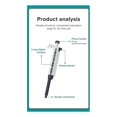 thumbnail image 2 of Micropipette Laboratoire Automatique Pipette Numérique Réglable en Plastique Chimie Laboratoire, 2 of 5