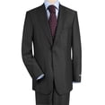 thumbnail image 1 of High-Quality Construction Two-Button Darkest Charcoal Gray Suit, 1 of 1