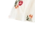 thumbnail image 4 of LYMAYTER Floral Embroidered Dress for 1-7Y Girls Halter Neck Sleeveless Dresses Casual Dresses for Toddler Kids, 4 of 7