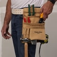 thumbnail image 6 of ToolPro Top Grain Leather Tool and Nail Pouch, 6 of 7