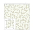 thumbnail image 6 of Stacy Garcia Home Beige Graphic Geo Peel and Stick Wallpaper - 20.5 in. W. x 18 ft. L. Roll, 6 of 6