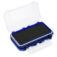 thumbnail image 2 of Fishing Tackle Box, Durable Lure Organizer, Multi-functional Plastic Waterproof for Camping Traveling Outdoor Transparent Blue, 2 of 7