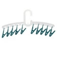 thumbnail image 4 of 10 Clips Drying Rack, Clothes Drying Rack Versatile Lightweight Windproof  For Travel White And Green, 4 of 8