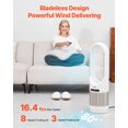 thumbnail image 4 of VEVOR 34" Oscillating Tower Fan 8H Timer 16.4ft/s High Velocity with Remote Control, 4 of 9