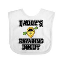 Inktastic Kayak Daddy Kayaking Buddy Boys or Girls Baby Bib