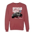 thumbnail image 2 of Wild Bobby, Ford Offroad Machine Classic Built Tough 4x4 Off Road, Cars and Trucks, Unisex Crewneck Graphic Sweatshirt, Vintage Heather Red, Medium, 2 of 4