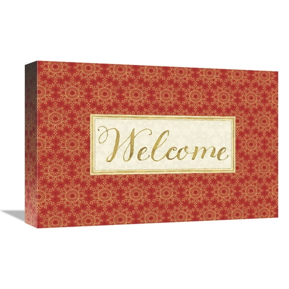 Global Gallery's 'Precious Holiday VI' By Lisa Audit Stretched Canvas Wall Art