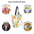 thumbnail image 7 of FORMRS Womens Canvas Tote Bag with Zipper Inner Pocket Shoulder Handbag, Orange Bees, 7 of 7