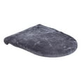 thumbnail image 2 of Fiocias Toilet Lid Cover Absorbent Washable Standard Universal Reusable Dustproof Toilet dark gray, 2 of 9