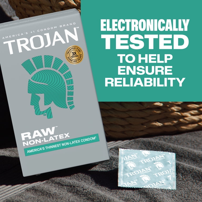 trojan non lubricated condoms near me Trojan Enz Non Lubricated Condoms 3 Pack – Condom Kingdom main image 1