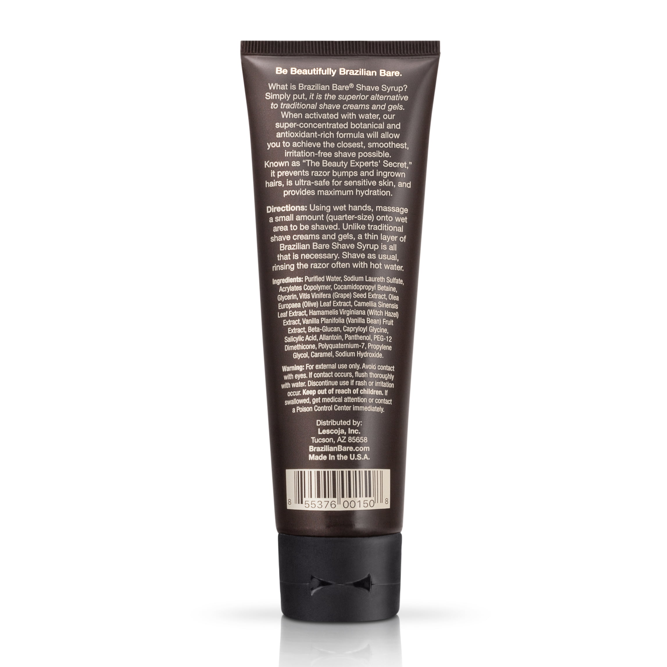 (12 pack) Brazilian Bare Original Vanilla Shave Syrup